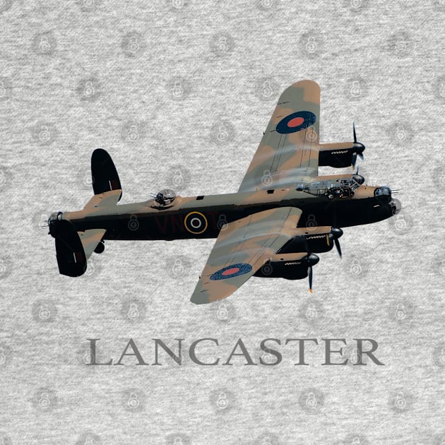 RAF Avro Lancaster Bomber WW2 by Dirty Custard Designs 